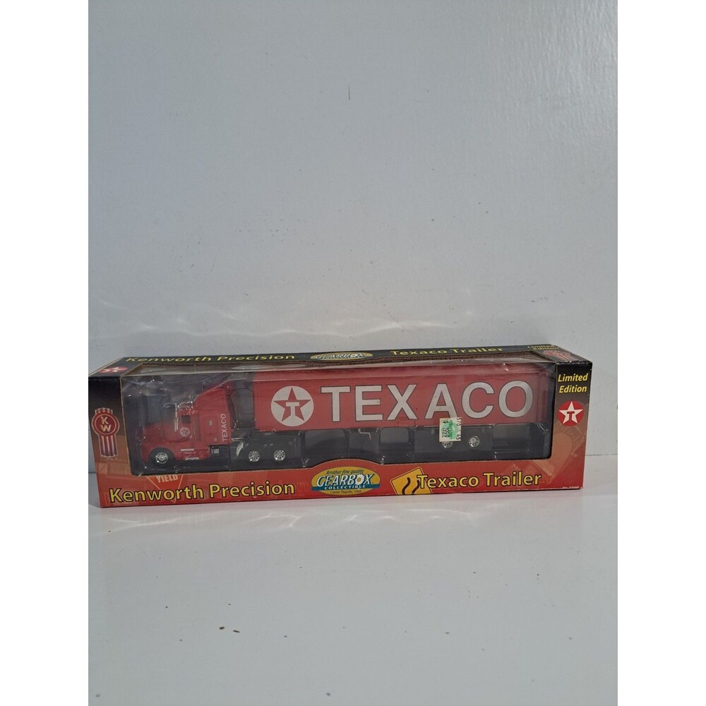 Gearbox 1:64 Diecast Kenworth Texaco Semi Truck Tractor Trailer w/box